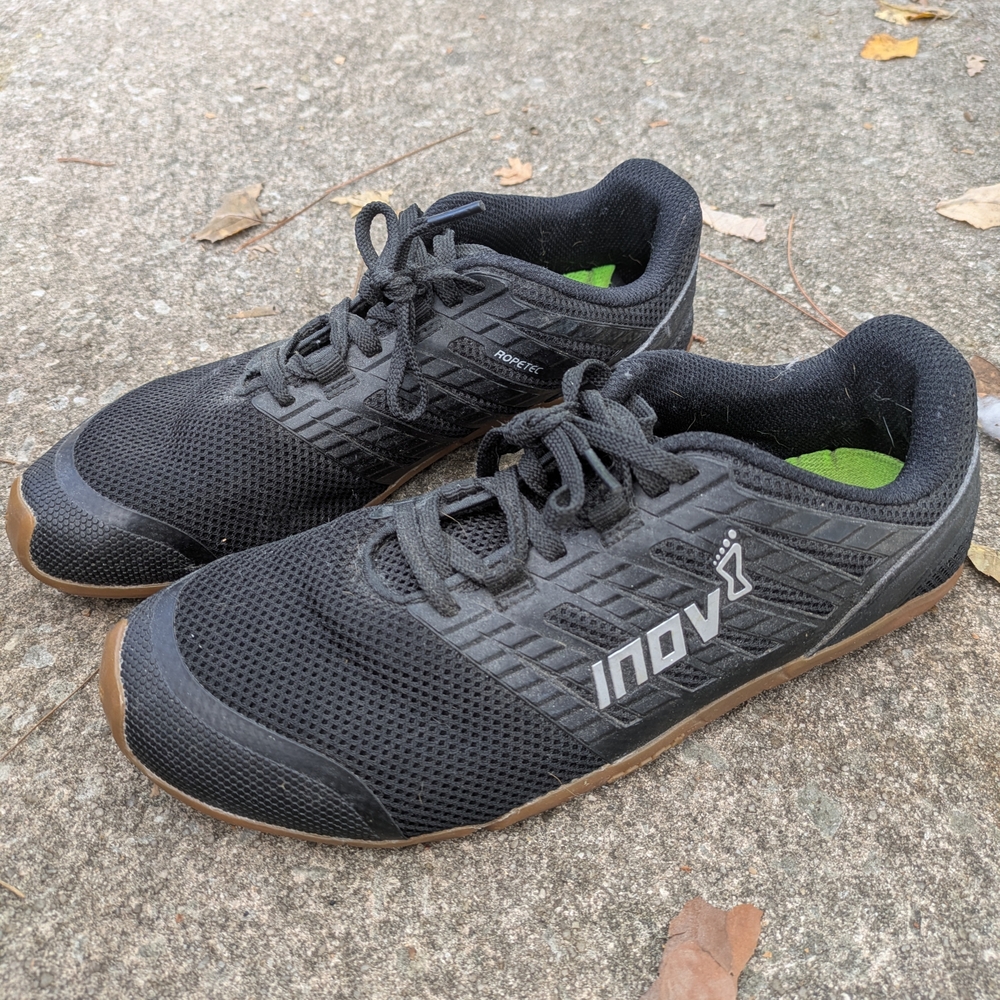 Inov-8 Men's Black and Tan Athletic Shoes